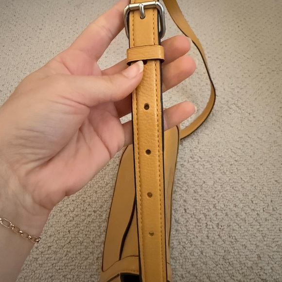 Coach Mustard Yellow Leather Crossbody Bag - Picture 10 of 10